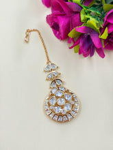 Simran Designer Kundan Polki Maang Tikka